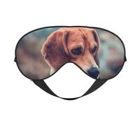 Beagle Cachorro Perros Mascotas Beagle, Cubreojos completos Antifaz bloqueador de luz Antifaz para dormir Antifaz suave con los ojos vendados Noche