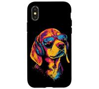 Beagle con Gafas de Sol Beagles Cachorro Lindo Perro Beagle Carcasa para iPhone X/XS