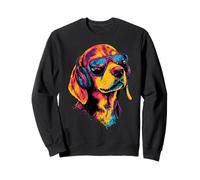 Beagle con Gafas de Sol Beagles Cachorro Lindo Perro Beagle Sudadera