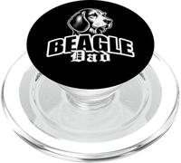 "Beagle Dad" con linda cabeza de perro PopSockets PopGrip para MagSafe