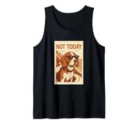 Beagle divertido estampado Beagle Not Today Cool Adventure Camiseta sin Mangas