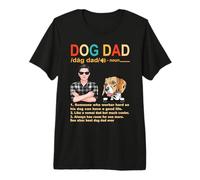 Beagle Dog Dad Definition Best Dog Dad Ever For Fathers Day Camiseta Premium