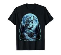Beagle Dog Howling to The Moon Funny Meme 90's Men Women Camiseta