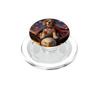 Beagle Dog on Bald Eagle - Gafas de Bandera Estadounidense de EE. UU PopSockets PopGrip para MagSafe