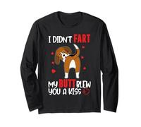 Beagle I Didn’t Fart My Butt Blew You A Kiss Funny Dog Lover Manga Larga