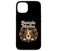 Beagle Mama Cute Floral Wreath Retro Dog Owner Carcasa para iPhone 13