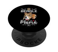 Beagle Mama Dog Mom Puppy Dogs Lover Funny Mothers Day PopSockets PopGrip Adhesivo