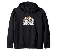 Beagle Mamá Perro Lindo Sudadera con Capucha