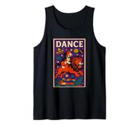 Beagle Montando un León Danza Brillante Pop Art Camiseta sin Mangas