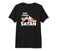 Beagle Perro Perezoso Not Today Satan Camiseta Premium