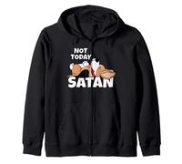 Beagle Perro Perezoso Not Today Satan Sudadera con Capucha