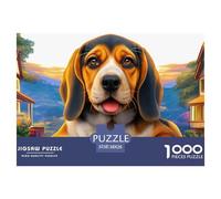 Beagle Puzzle para Adultos Obra De Arte Desafiante para Los Sentidos - El Regalo Navideño Que Conquista A Mujeres, Hombres, Adultos Y Niños (Edad Recomendada: 14+) 38x26cm/1000pcs
