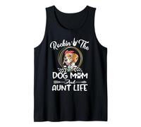 Beagle Rocking The Dog Mom and Aunt Life Mothers Day Camiseta sin Mangas
