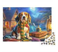 Beagle Rompecabezas De 1000 Piezas En Cartón Premium Set en la Ciudad para Adultos, Desafío Educativo, Diversión En Casa, Gran Idea De Regalo 52x38cm/1000pcs