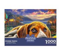 Beagle Rompecabezas para Adultos Un Desafío Lleno De Color Y Detalle Triunfa Entre Hombres Y Mujeres A Partir De 14 Años 38x26cm/1000pcs