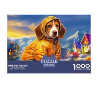 Beagle Rompecabezas para Adultos Un Desafío Lleno De Color Y Detalle Triunfa Entre Hombres Y Mujeres A Partir De 14 Años 38x26cm/1000pcs
