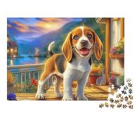 Beagle Rompecabezas Premium 1000 Piezas - Piezas Resistentes, Diversión Familiar, Póster Incluido, Embalaje Lujo, 70x50cm/1000pcs