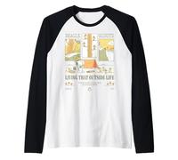 Beagle Scouts viviendo Esa Vida Exterior Camiseta Manga Raglan