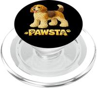 Beagle Spaghetti Fideos Comida Italiana Cachorro Amor PopSockets PopGrip para MagSafe