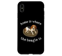 Beagle T-Shirt - Home Is Where The Beagle Is Beautiful Dog Carcasa para iPhone XS MAX