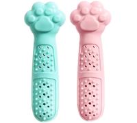 BEAHING 2pcs Cat Chew Toys Food Grade Goma Gatito Toyes de dentición con Catnip Cat Toy Dental para Kitten Dental Care & Boredom relevista, Chew dentición