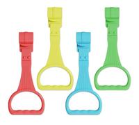 BEAHING Anillos para Tirar de Parque Infantil, 4 Anillos de plástico para Tirar hacia Arriba para bebés, Asas Antideslizantes para Parques, Asas fáciles de Instalar y Quitar para bebés