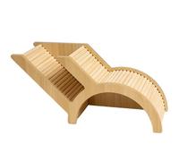BEAHING Escondite para hámster, 12x5, 7x4, escondite de Madera para hámster con Escalera, cobertizo Secreto, Jaula de túnel ventilada y Relajante, Accesorios para casa