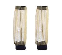 BEAHING Mangas de Malla antimosquitos para pies, Red Deportiva de Supervivencia al Aire Libre, Protector de piernas, Equipo de Acampada, Verde, 1 par