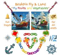 BeakPix Fly and Land: My Fruits and Vegetables (Beaky's Let's Learn Together! - Combo)