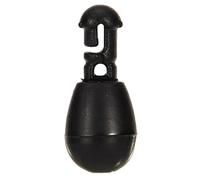 BEALIFE 50 Uds. De Cuentas, Aparejo de Terminal de Cambio rápido, método de Cuentas de Choque, alimentador, Longitud del Anzuelo, Suministro instantáneo, Aparejos, línea de Aparejo, Negro/L