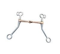 BEALIFE Bocado de mejilla Completa eficaz para el Entrenamiento de Caballos, Que Mejora el manejo de la dirección y Garantiza la Comodidad del Caballo. Bocado de Cobre de Acero