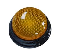 BEALIFE Botón de Sonido Office Trivia Nights Botón de Programa Juegos fácil Usar Juguete para niños Amarillo, Amarillo, 90x40 mm