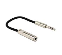 BEALIFE Cable de audio estéreo profesional de 1/4 pulgada con conector hembra a macho con refuerzo exclusivo para una larga duración. Cable audio con conector hembra TRS 6,35 mm a macho