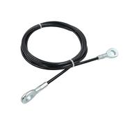 BEALIFE Cable de polea de fitness para entrenamiento de fuerza con cable de acero de 5 mm para equipos de gimnasio. Ideal para entusiastas del gimnasio que quieran construir su, Negro, 1.4 m