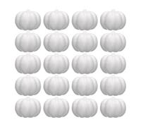BEALIFE Calabazas de espuma para manualidades, simulación de manualidades, regalo hecho a mano, decoración blanca para el hogar, adorno de boda, jardín, calabazas artificiales