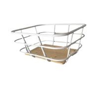 BEALIFE Cesta de carga para bicicleta resistente, fácil de montar, hace que el ciclismo sea más cómodo y organizado. Cesta organizadora para ciclismo, senderismo, Sin soporte, 36x32x20cm