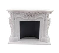 BEALIFE Chimenea en Miniatura Hecha a Mano, Modelo de Chimenea en Miniatura para casa de muñecas a Escala 1/12 para una exhibición cautivadora el hogar y un Diorama DIY, Escena DIY, diseño