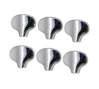 BEALIFE Clavijas de afinación de guitarra metal Clavijas afinación Perillas repuesto Palanca manija, Plata