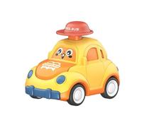 BEALIFE Coche de Empuje y Marcha. Vehículo de Juego Infantil Creativo y único para niños en Edad Preescolar, Amarillo, 7 x 9.3 x 7.8 cm