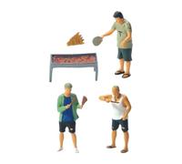 BEALIFE Conjunto de Figuras de Personas a Escala S 1/64, diseño Diorama, Figuras Personajes Tiny People, Juguetes Modelos muñecas, Accesorios fotografía en Miniatura, Personaje, Estilo A