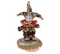 BEALIFE Exquisitas muñecas de Porcelana Muñeca de Porcelana Italiana Coleccionable Encanto arlequín único para Vacaciones y decoración del hogar Muñeca arlequín Italiana