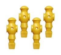BEALIFE Futbolistas artesanales. Jugadores de futbolín Divertidos Accesorios Que Dan Vida a Las experiencias y Fiestas de Juegos de Jugadores de futbolín, Amarillo, 107 x 36 mm