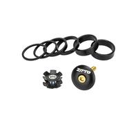 BEALIFE Herramienta de fijación del Espaciador del Juego de dirección la Bicicleta Arandela la Horquilla Delantera Juego Arandelas Horquilla Bicicleta Azul, Negro