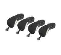 BEALIFE Juego de 4 Fundas Protectoras para Palos de Golf, de Nailon, Impermeables, sin Etiquetas, con Etiquetas Digitales para identificación.