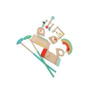 BEALIFE Juego de Golf de para Madera para Exteriores, Juguete Educativo temprano Que Involucra a los niños en Juegos Activos y experiencias de Aprendizaje práctico. Juego de