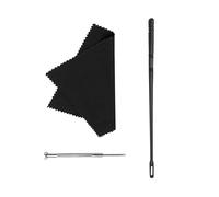 BEALIFE Juego de limpieza para flauta, kit completo de limpieza para flauta, paño antipolvo incluido, junto con accesorios esenciales, destornillador para varilla instrumento musical.