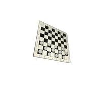 BEALIFE Juego Educativo de Tablero de Damas Plegable El Tablero Damas portátil Mejora Las Habilidades planificación estratégica y resolución Problemas portátiles para niños Juego