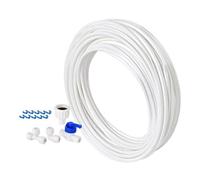 BEALIFE Kit de conexión rápida para línea de Agua de refrigerador, Accesorios Flexibles para tubería de Agua, Conector eficiente para refrigerador,