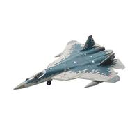 BEALIFE Kit de modelo de avión combate realista, exhibición educativa escritorio, adorno, avión fundición a presión, modelo Para caza, características del kit a escala 1/72, SU57S