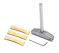 BEALIFE Kit de prensa de trastes para hacer bajos de guitarra acústica, herramienta de reparación de inserción de diapasón, instrumento de cuerda manual